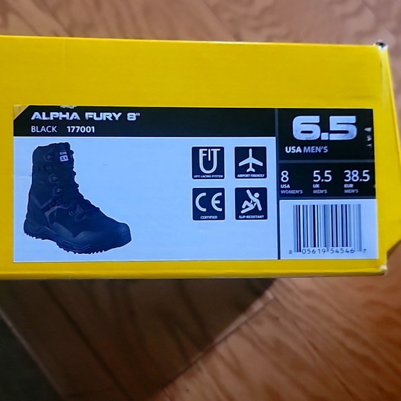 ORIGINAL SWAT ALPHA FURY 8"  BOOT MEN'S 6.5/WOMEN'S 8 - Picture 6 of 9